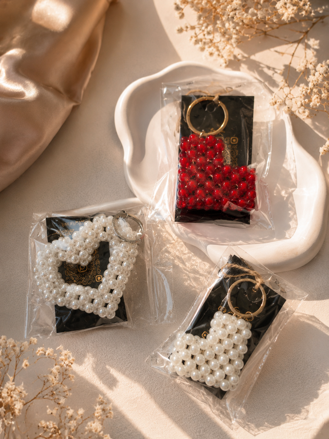 Porte clés en perles