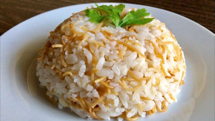 plat de riz aux vermicelles
