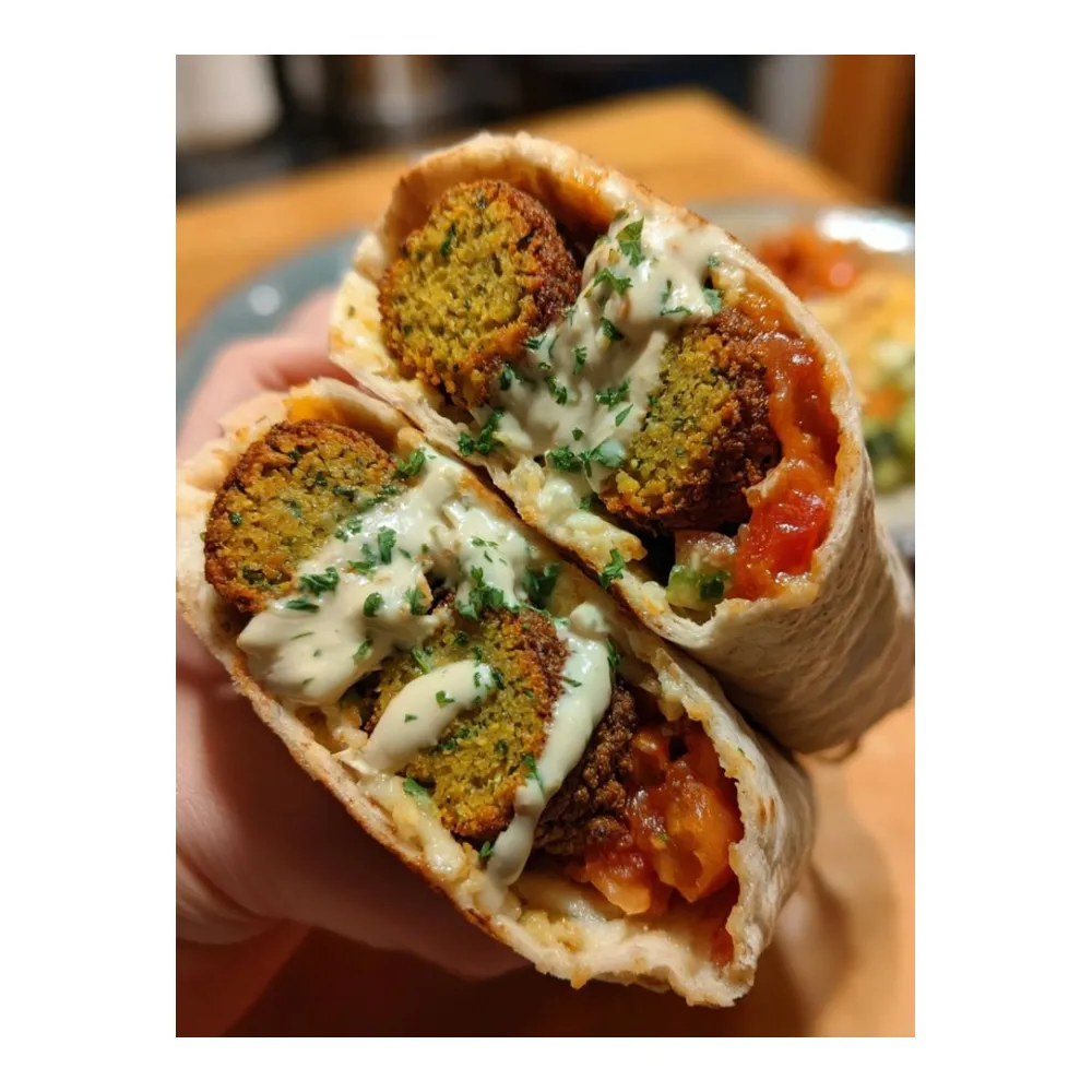 Sandwich falafel syrien 100%